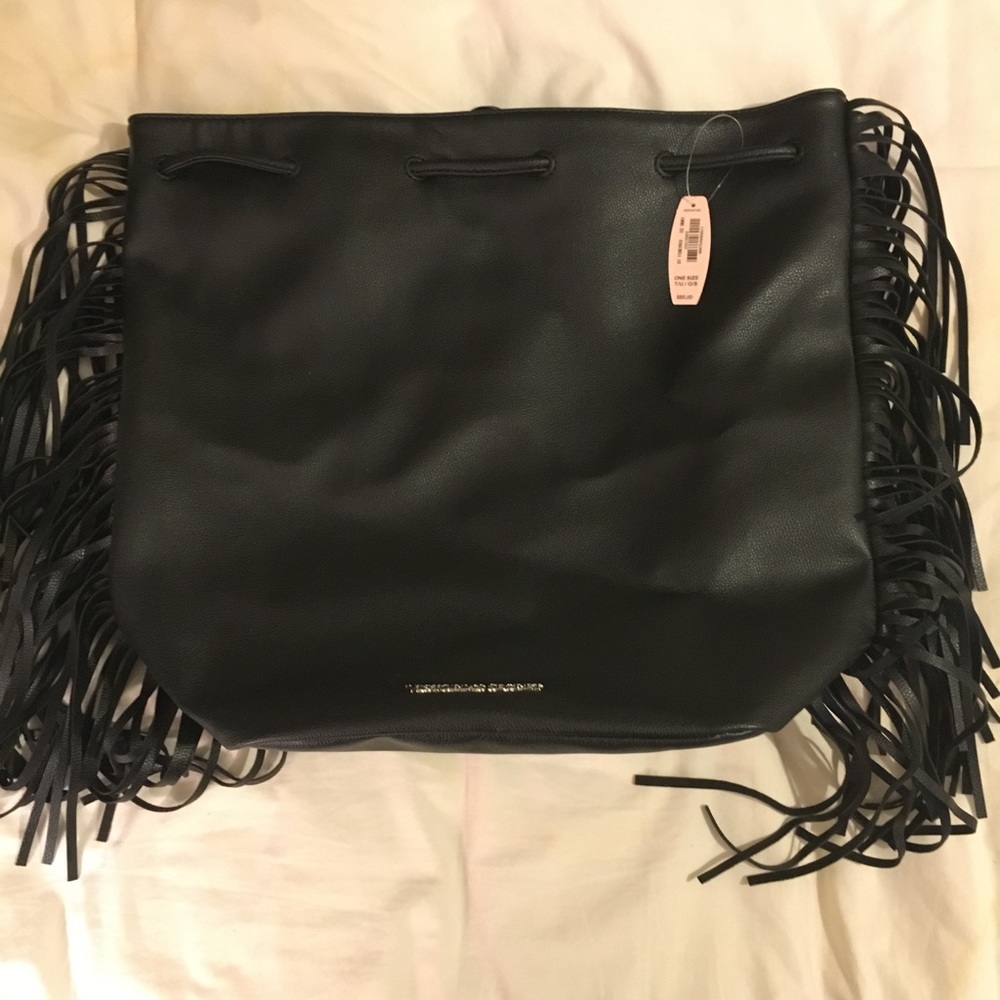 Fringe String Backpack